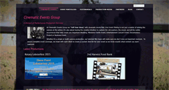 Desktop Screenshot of cinematiceventsgroup.com